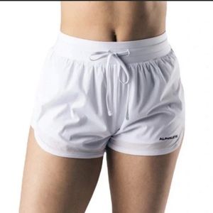 White Alphalete Active Shorts